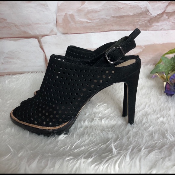 Via Spiga leather suede ankle strap shoes size 8M - Picture 6 of 11